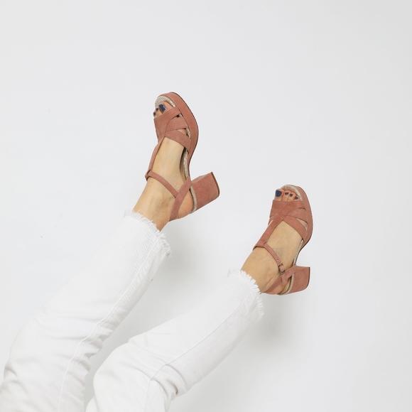 ESSKA Charlie platform sandal, Dusty Pink, Size 8.5 (39) - Picture 2 of 4